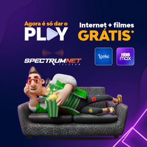 DÊ UM PLAY em Camaçari, BA por SpectrumNET - Provedor de Internet