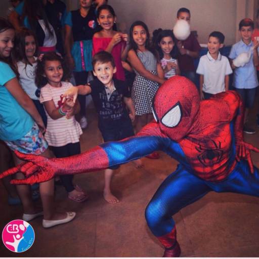 PERSONAGEM VIVO HOMEM ARANHA por CB Espaço Kids