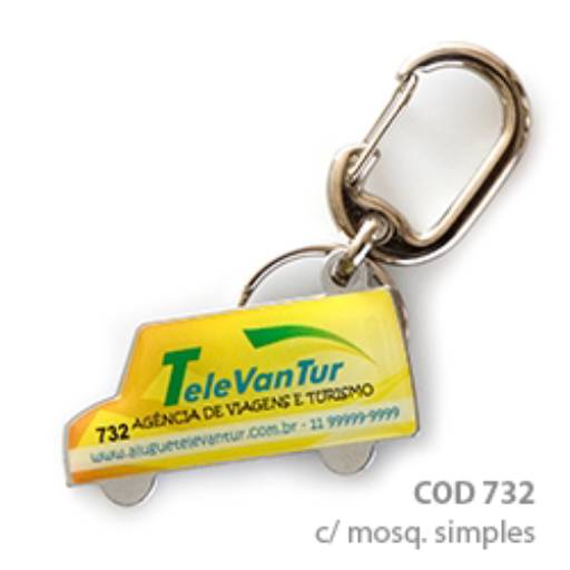 Chav. Chapinha Metálica COD 732 - Van em São José do Rio Preto, SP por Public Gráfica e Brindes