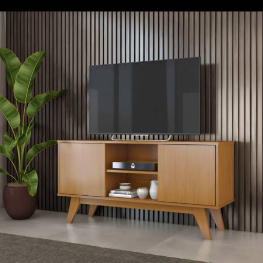 Painel de tv com pés