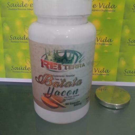 Suplemento alimentar a base de Batata Yacon- Rei Terra por Saúde e Vida