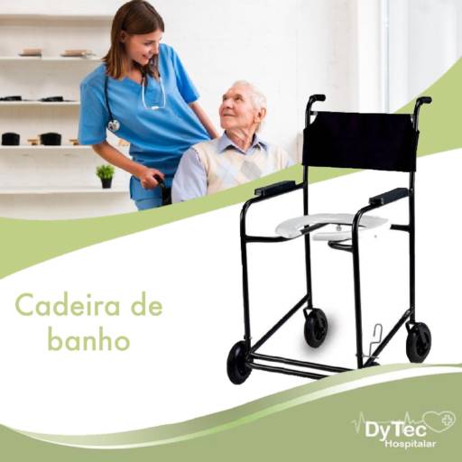 Cadeira de Banho 201 CDS em Jundiaí, SP por Cirúrgica DyTec - Comércio e Manutenção em Equipamentos Médicos Hospitalares