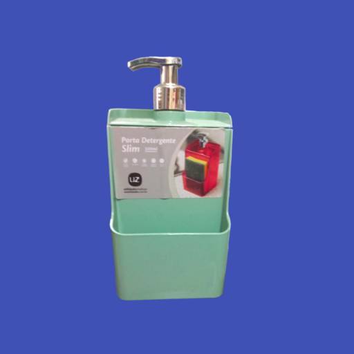 Porta detergente 500ml c/suporte de esponja  em Jundiaí, SP por Sempre Limp - Produtos de limpeza, Higiene e Descartáveis