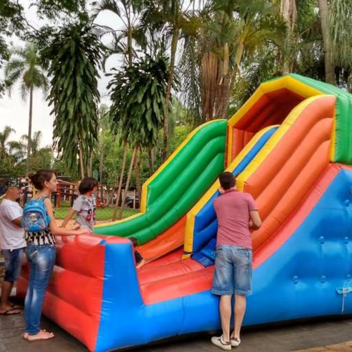 Comprar o produto de Tobogã inflável em A Classificar pela empresa Pula Kids Brinquedos em Santa Cruz do Rio Pardo, SP por Solutudo