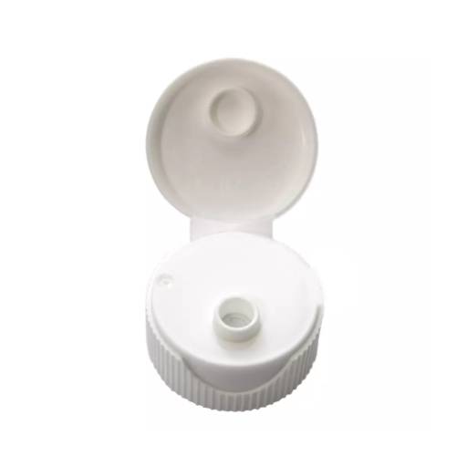 TAMPA FLIP TOP DM35 BRANCA P/BISN ALPHA c/50 unidades em Foz do Iguaçu, PR por EmbalaFoz