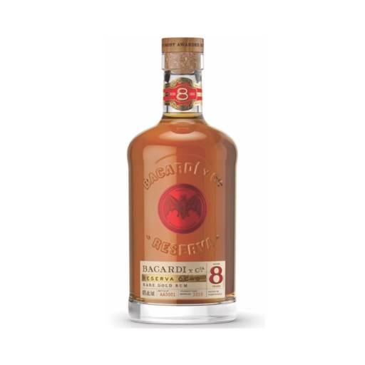Comprar o produto de Rum Bacardí Reserva Ocho- 750ml  em Rum pela empresa Drink Fácil em Aracaju, SE por Solutudo
