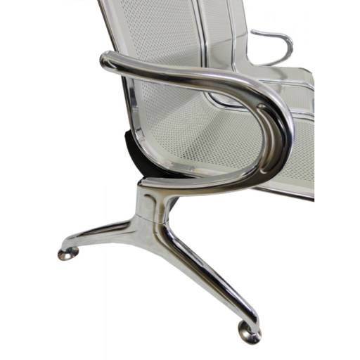 BANCO METAL RECEPÇÃO 3 LUGARES  por Delarrara Design da Construção