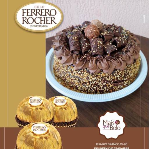 Bolo Ferreiro Rocher por Mais Que Bolo