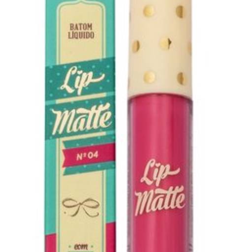 Latika Lip Matte Rosa Nº4 - Batom 4ml por Nab Perfumaria e Cosméticos 