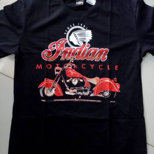 Comprar o produto de Camiseta Indian Motorcycle em Masculino pela empresa Will Rock Store em Indaiatuba, SP por Solutudo