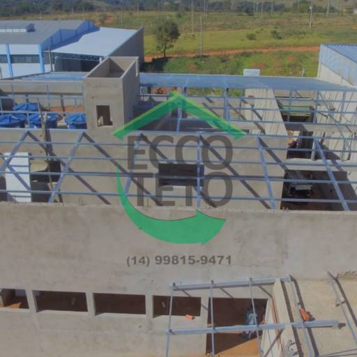 Estruturas galvanizadas para barracão.  por Ecco Teto Estruturas Galvanizadas