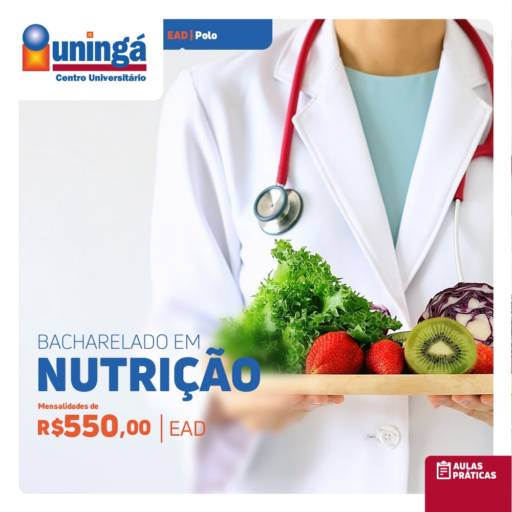 Comprar o produto de CURSO DE NUTRIÇÃO  em Faculdades e Universidades pela empresa Uningá EAD - Polo Foz do Iguaçu em Foz do Iguaçu, PR por Solutudo
