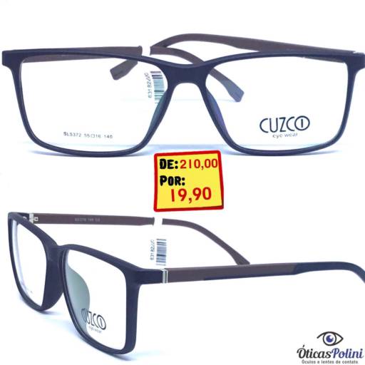 ARMAÇÕES POR 19,90 em Foz do Iguaçu, PR por Óticas Polini - Três Lagoas