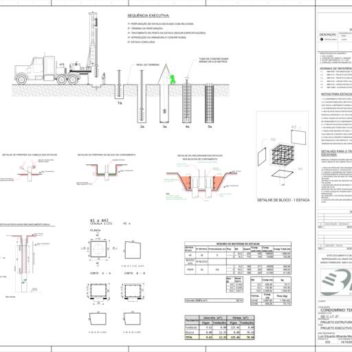 Armadura Estaca e Sapata Armadura Estaca e Sapata