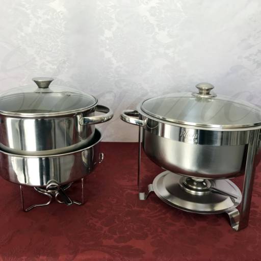 Rechauds c/ banho Maria & Chapa por Elegance Festas