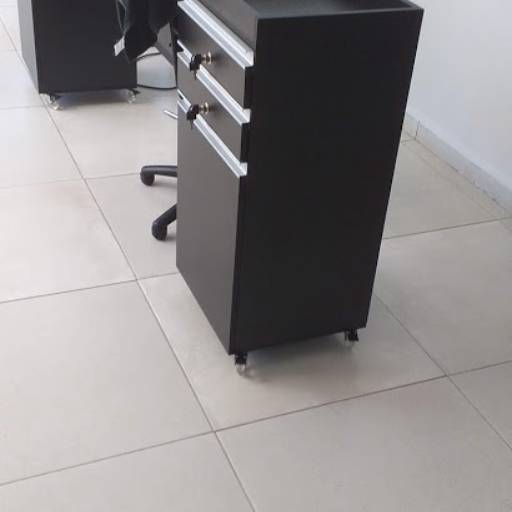 Carrinho Auxiliar Preto com chave em Bauru, SP por Móveis Fábrica de Sonhos Bauru