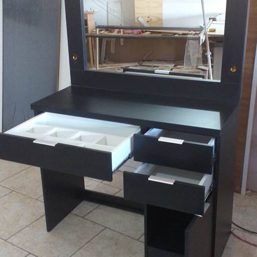 Penteadeira Camarim Black  em Bauru, SP por Móveis Fábrica de Sonhos Bauru