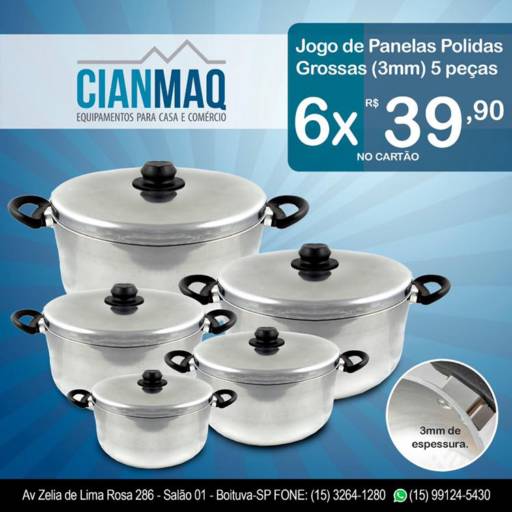 Jogo de Panelas