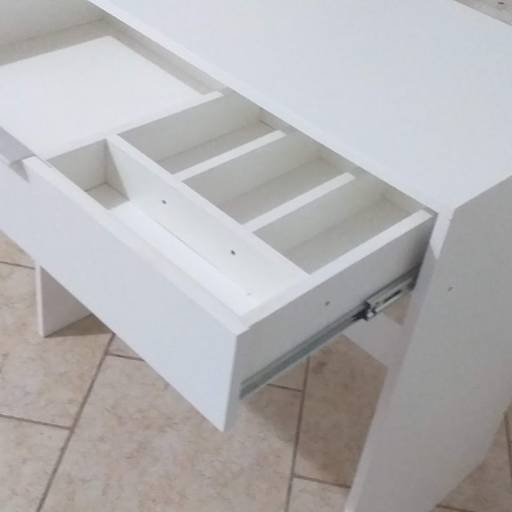 Mesa com 2 gavetas com repartições em Bauru, SP por Móveis Fábrica de Sonhos Bauru