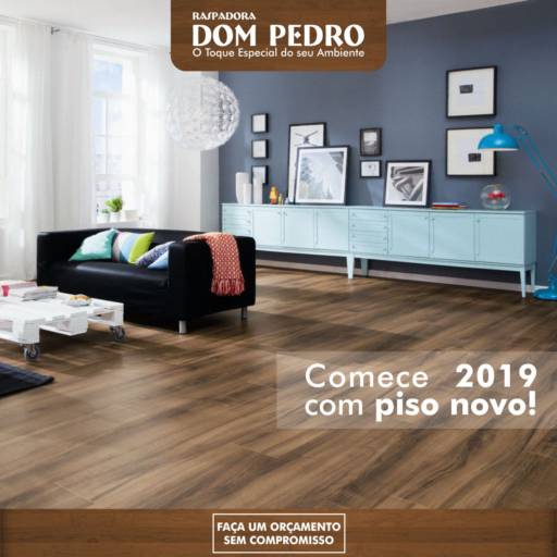 Pisos Vinílicos e Laminados por Raspadora Dom Pedro