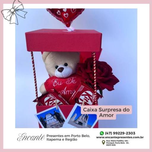 Box Encantado — Caixa Surpresa com Urso