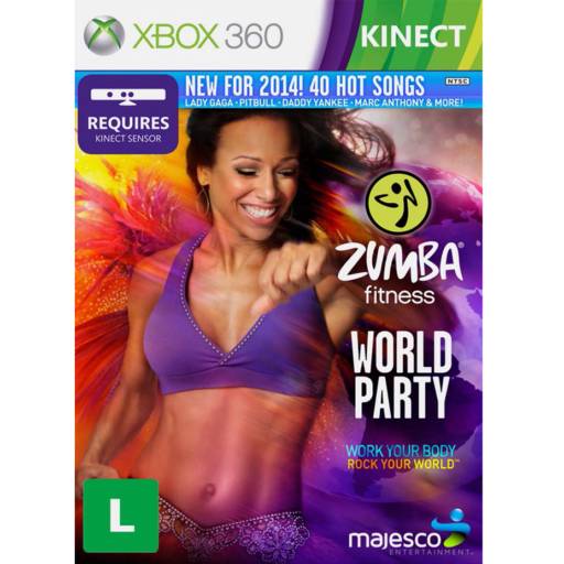 Zumba Fitness World Party - XBOX 360 (Usado) por IT Computadores, Games Celulares