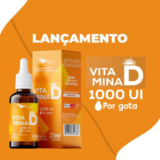 Vitamina D 1000ui - Global em Atibaia, SP por Farmalu - Farmácia de Manipulação