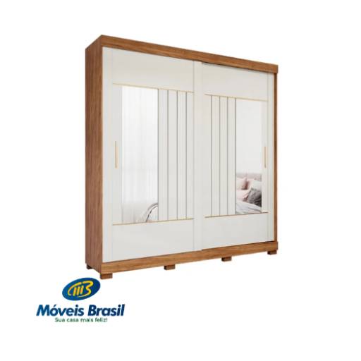 Roupeiro Panan Ayla por Móveis Brasil