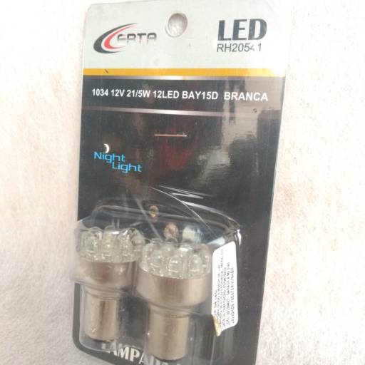 LÂMPADA LED BRANCA 12W - 21/5W em Itupeva, SP por Spx Acessórios e Autopeças