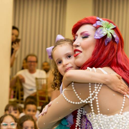 Personagem vivo ariel bh