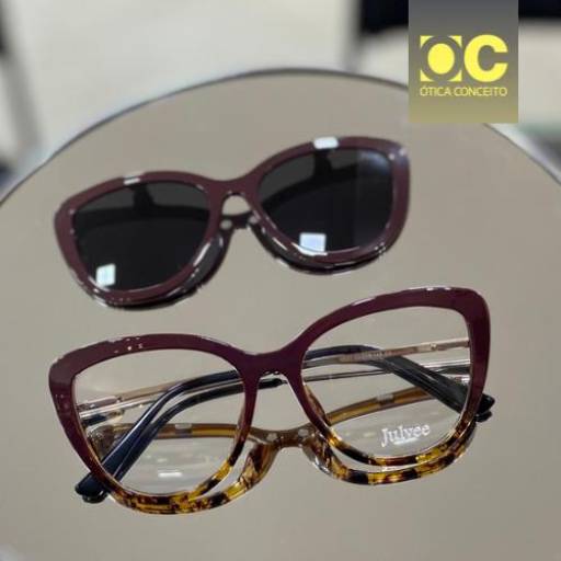 Armações Óculos de grau - Julyee clipon em Foz do Iguaçu, PR por Ótica Conceito