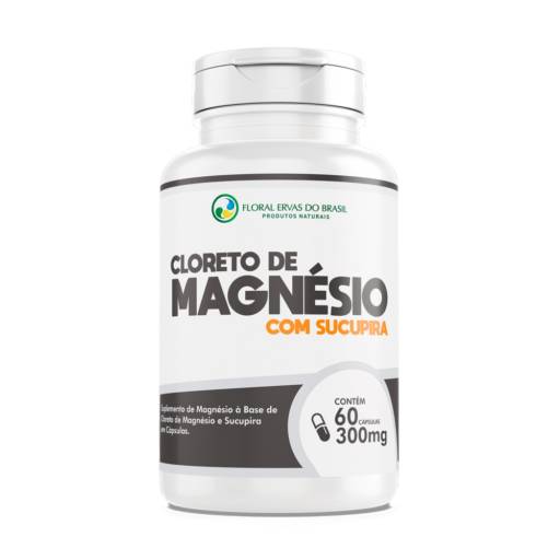 Cloreto de Magnésio com sucupira - 300mg - 60 cápsulas em Atibaia, SP por Farmalu - Farmácia de Manipulação
