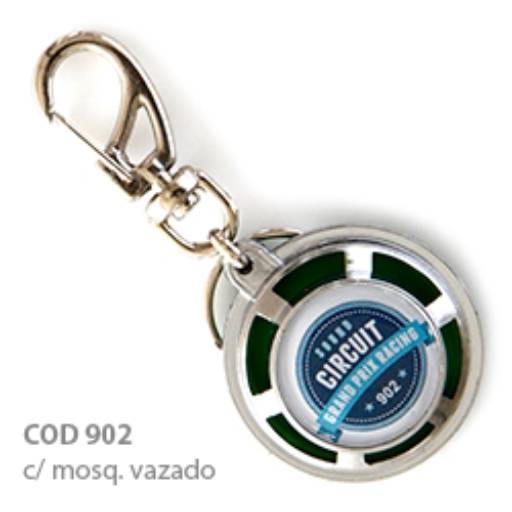 Chaveiros Plásticos COD 902 - Alto Falante Prata em São José do Rio Preto, SP por Public Gráfica e Brindes