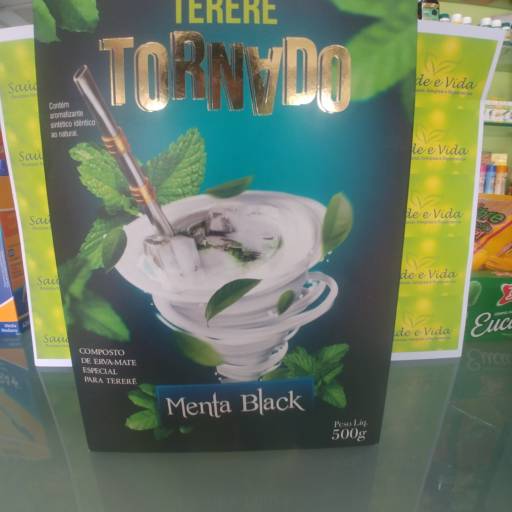 Tereré- Tornado- Menta Black por Saúde e Vida