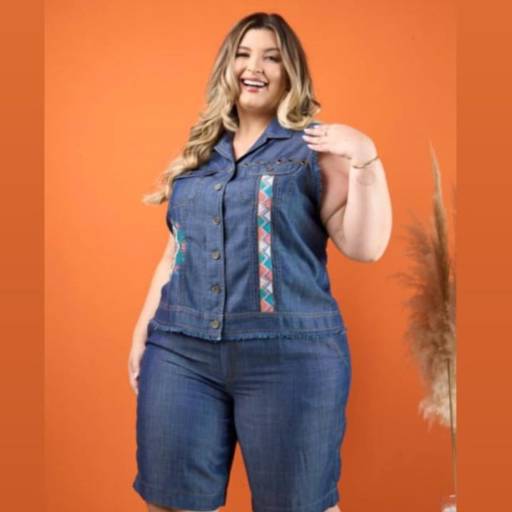 Conjunto de shorts Plus Size em Jundiaí, SP por ALUARTEBRASIL Moda Feminina