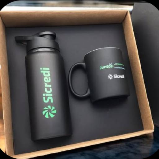 Kit Garrafa e Caneca