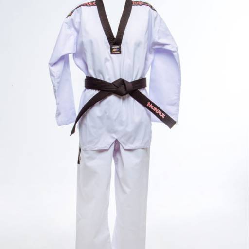 Comprar o produto de Dobok Taekwondo Adulto - Tamanhos Especiais Silk em Artes Marciais e Boxe pela empresa Kimonos Honra em Foz do Iguaçu, PR por Solutudo