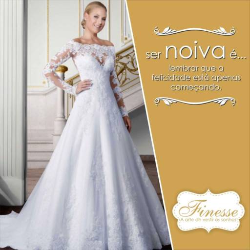 Vestido de Noiva - Modelo Nova Noiva por Albertini Comercio E Locacao Ltda