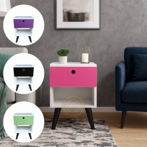 Mesinha Lateral Retrô – Design e Qualidade em BH em Belo Horizonte, MG por Móveis Máxima Marcenaria