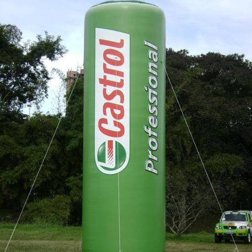 Totem Inflável Promocional por Caco Balloons - Balões e Infláveis