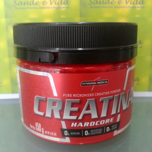 Creatina Hardcore Pó 150g - Integral medica  por Saúde e Vida