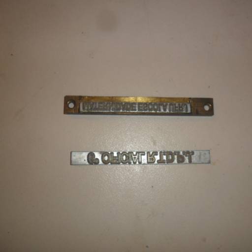 Clichê para protocoladores mecânicos modelos RDN 06 e 07 - IRCE