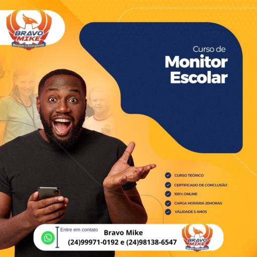 CURSO DE MONITOR ESCOLAR
