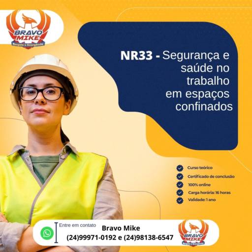 NR 33 SEGURANÇA E SAÚDE NO TRABALHO EM ESPAÇOS CONFINADOS