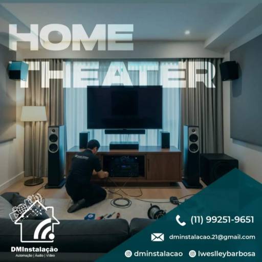 Home Theater em São Paulo para Cinema em Casa