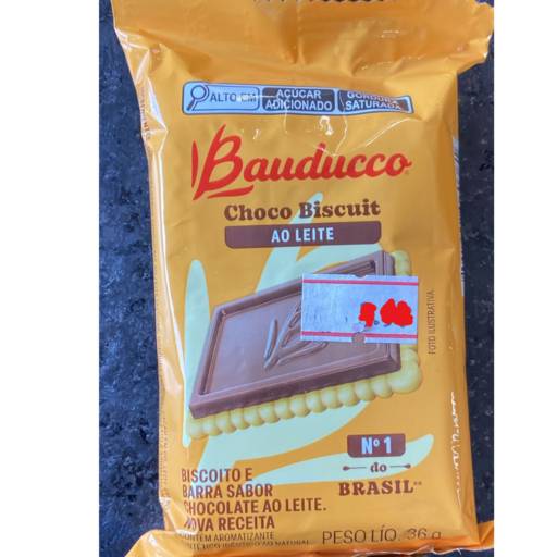 Biscoito Choco Biscuit Chocolate ao Leite da Bauducco em Mineiros, GO por Primare Bebidas e Eventos - Loja 02