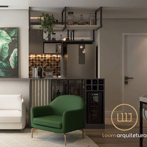 Projeto de Interiores para Apartamento  em Americana, SP por Loom Arquitetura