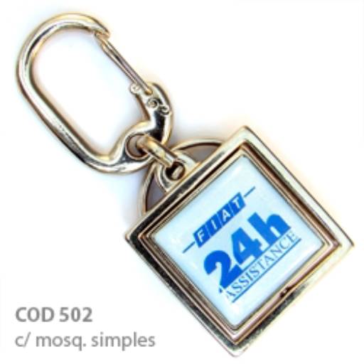 Chav. Medalha ou Pingente COD 502 - Giratório Quadrado em São José do Rio Preto, SP por Public Gráfica e Brindes