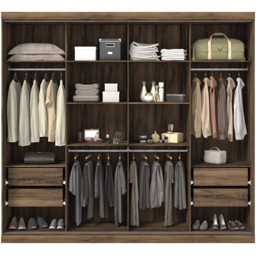 Guarda roupa com espelho e pés  em Foz do Iguaçu, PR por Cirineu Móveis