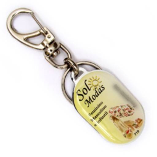 Chav. Chapinha Metálica COD 719 - Chapinha Oval em São José do Rio Preto, SP por Public Gráfica e Brindes